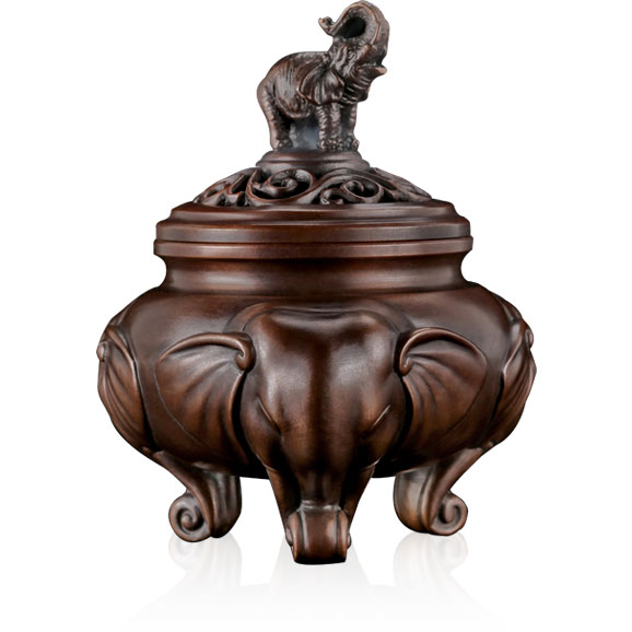 祥瑞香炉》 - 铜香炉- 作品展示- 浙江鸿鑫雕塑艺术有限公司