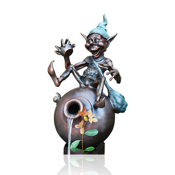 《童话瓶 喷泉雕塑》
